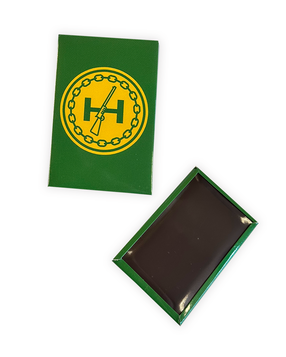 GRØNN KJØLESKAPSMAGNET HAGLE