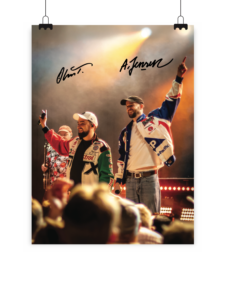 Signert plakat - Konsert